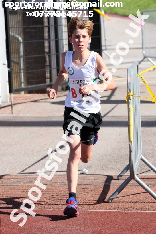 Boys under-15s  Northern 3 Stage Road Relay, SportsCity, Manchester. Photo: David T. Hewitson/Sports for All Pics
